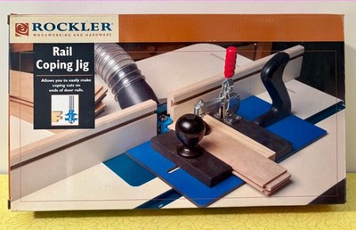 NIB Rockler Rail Coping Jig Cabinet Door Router Table Woodworking Tool