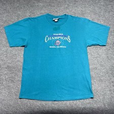 Vintage 1998 Utah Jazz Western Conference Champions T-Shirt XL Embroidered RARE