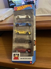 Hot Wheels HW Motor Show 1:64 Diecast Car 5-Car Set Multi-Color Unopened Box