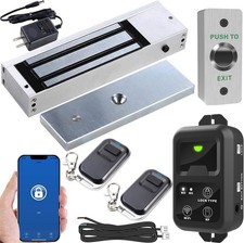 2.4GHz WiFi Electric Magnetic Door Lock Kit 1200lb App Remote Control