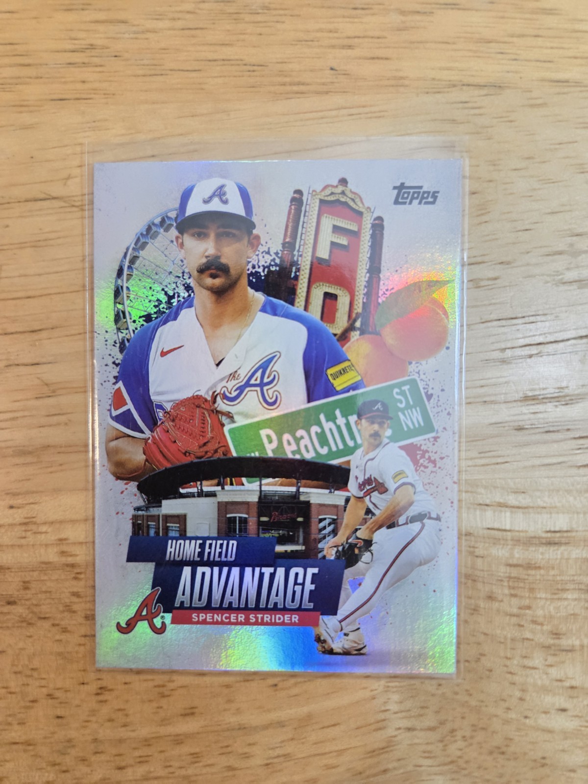 2025 Topps Chrome Home Field Advantage Spencer Strider #HA23