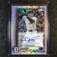 2025 Topps Chrome Update DILLON DINGLER Rookie Debut Auto Mini Diamond Auto #DD