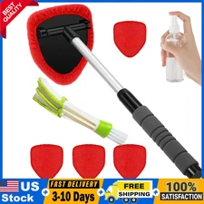 Windshield Cleaning Tool Kit Car Window Glass Wiper Cleaner Brush Pad