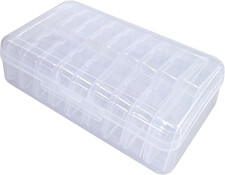 Small Bead Organizers, 19 Pieces Plastic Storage Cases Mini Clear Bead Storage C
