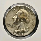 1956-P 90% Silver Washington Quarter US Mint Philadelphia