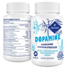 Dopamine Supplements for Men and Women - Contains 500mg Mucuna Pruriens Extra...