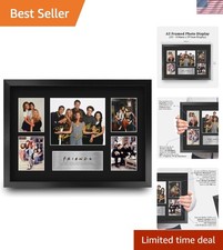 Friends TV Show Cast Wall Art - Autographed Display 16x12 Inches