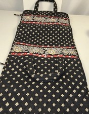 Vera Bradley Hanging Organizer CLASSIC BLACK Cosmetic Make-Up Bag L 26x W 11.5