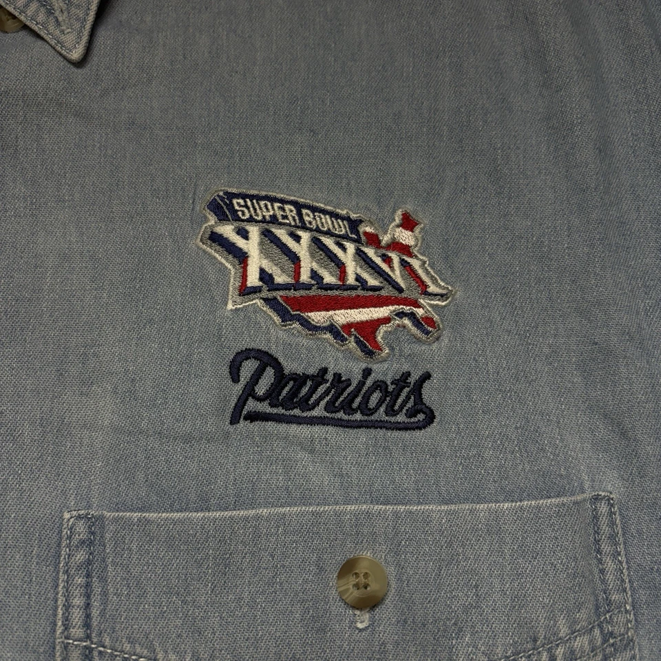 Lote De 5 New England Patriots Chaqueta Sudadera Con Capucha Camisa Para Hombres Grande y 1 Gratis Foto 3 de 4