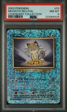Pokemon PSA 8 Meowth 53/110 Legendary Collection Reverse Holo New Cert on eBay