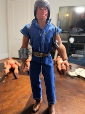 Big Jim Mattel Commander Doppio Trouble Torpedo Pugno Wolfpack P.A.C.K. Completo!