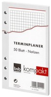 bsb Ersatzeinlage Notizen A6 Liniert 6-Fach Lochung FüR Kompakt Terminplaner
