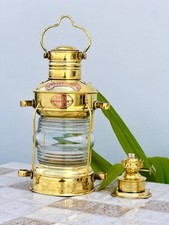 Brass Anchor Oil Lantern Nautical Ship Vintage Outdoor Camping Decorative