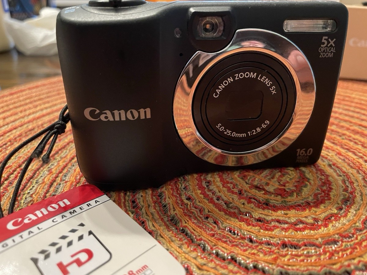 Canon PowerShot A1400 16.0 MP Digital Camera - Black for
