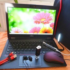 XXL SET Fujitsu U727 Business 12 Zoll FULLHD l SSD Windows 11 Pro l 16GB RAM NEU