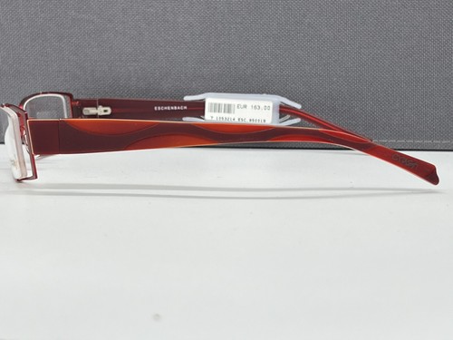 Titanflex Eschenbach Eyeglasses Frames Woman Red Square Oval Small Crush 850019 - Picture 5 of 13