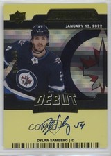 2024 Credentials 2024-25 Upper Deck Update Yellow 95/125 Dylan Samberg Auto 1pw1