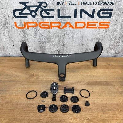 Low Mile! Roval Rapide Cockpit 42cm x 100mm Carbon Integrated Handlebar 337g
