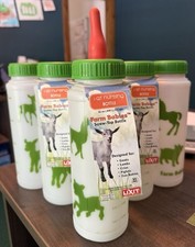 Lot of 5 Farm Babies Nursing Bottle Screw-top 1 Quart New