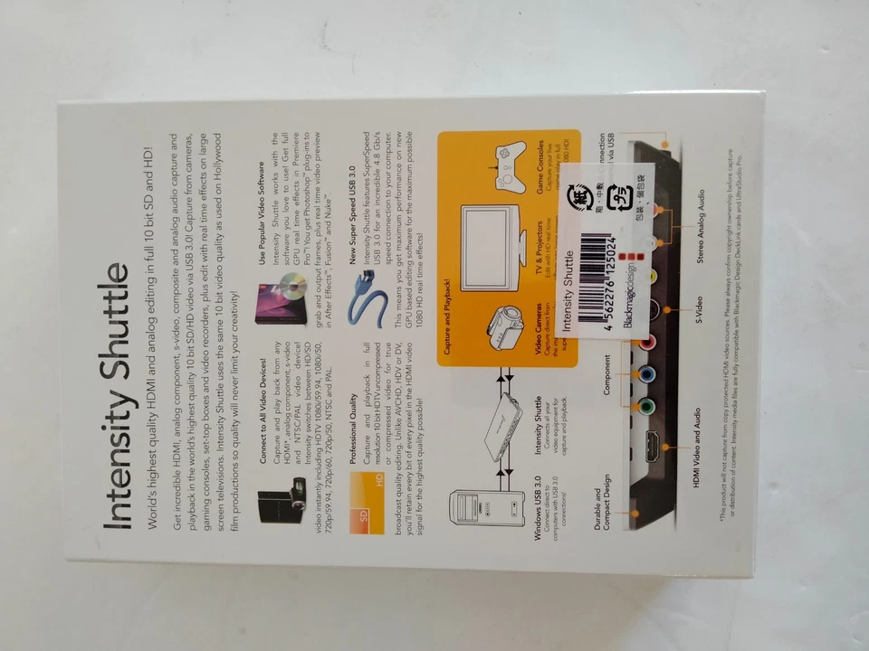 Intensity Shuttle Blackmagic Design Capture Card for USB 3.0 NEW - Image 4 of 4