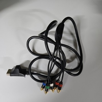 OEM Microsoft Xbox Original Component HD AV Cable Optical Audio Gold Tip TESTED