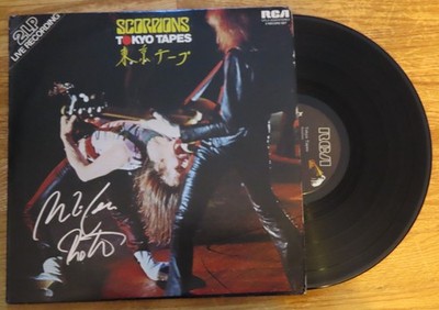 SCORPIONS' ULI JON ROTH signed TOKYO TAPES 1978 RecordS 