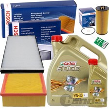 BOSCH FILTER SET INSPEKTIONSPAKET+5W30 ÖL 2.5 TDI 150-180 PS für AUDI A6 4B C5
