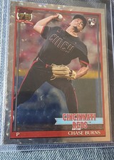 2026 Topps Series 1 - 1991 Topps Baseball Chase Burns #T91-73 Crackle Foilboard