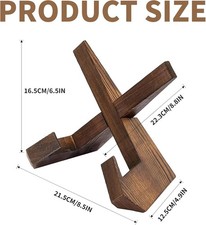 Display Stand Now Playing Vinyl Record Stand, Solid Wooden Vinyl Record Holder