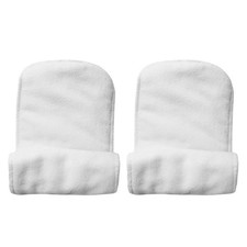 White Microfiber Booster Pads for Adult Diapers Reusable Soft Breathable Design