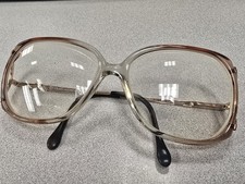 VTG LAUREN MICHAELS 6 CRISTALNAC EYEGLASSES FORK TEMPLE PINK GOLD Frames