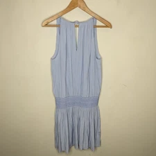 Ramy Brook Women's Mini Dress Medium Sleeveless Elastic Waist Pale Purple