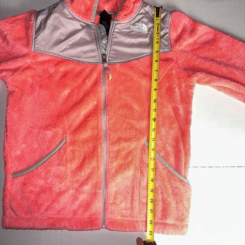 The North Face Youth girls Oso hooded jacket zip uphot pink size XL (18) - Picture 7 of 8