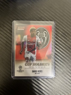 Topps 2020-21 Stadium Club Chrome David Neres Red Refractor /10 #CHH-ADN Ajax
