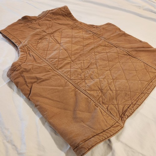 Chaleco Carhartt acolchado resistente flexible para mujer XL (16-18) BRN OV4423-W USADO EN EXCELENTE ESTADO - Imagen 7 de 9