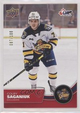 2021-22 Upper Deck CHL Exclusives 87/100 Colby Saganiuk #262 l5j