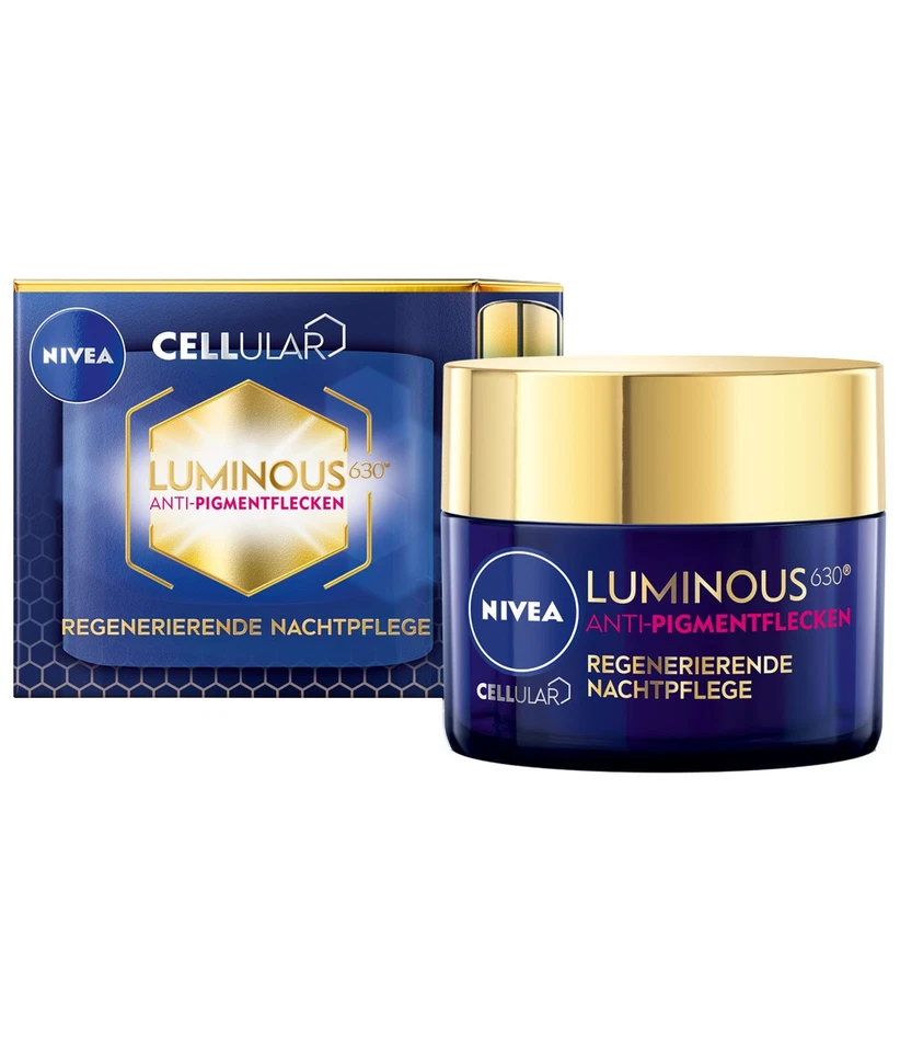 NIVEA Cellular LUMINOUS630® Anti-Pigmentflecken Nachtpflege Hyaluronsäure 50ml
