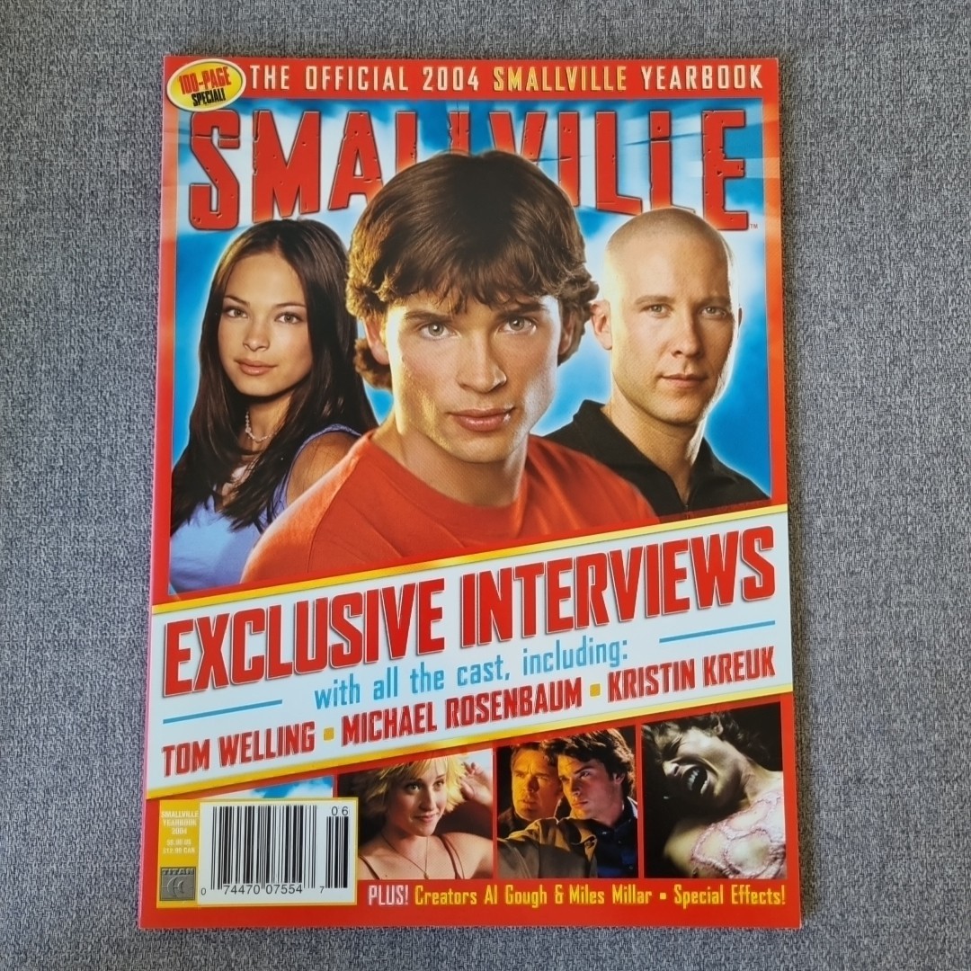 SMALLVILLE ▪︎ Official Magazine 2004 Yearbook 100 Pages Superman Unread