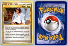 BLACK BELT 85/102 UNCOMMON HGSS TRIUMPHANT POKEMON LP