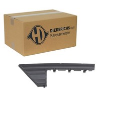 DIEDERICHS BLENDE SCHWARZ RAU STOßSTANGE VORNE RECHTS passend für PEUGEOT 308