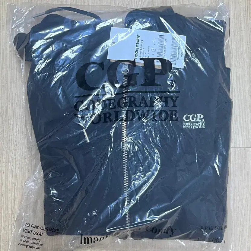 Codegraphy Small Square Logo Hoodie Zip-up Black … - image 5