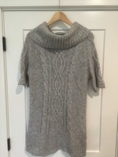 Old Navy Cable Knit Cowl Neck Sweater Dress – Gray, Size Large