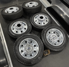 Ford F-450 F-550 Limited 19.5 Oem Dually Wheels Tires Lariat Platinum Rims Drw Ford F-450 F-550 Limited 19.5 Oem Dually Wheels Tires Lariat Platinum Rims Drw