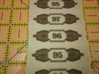 Pittsburgh Cincinnati Chicago St Louis Railroad Bond Coupons Strip of 9 No 13483 — photo 7