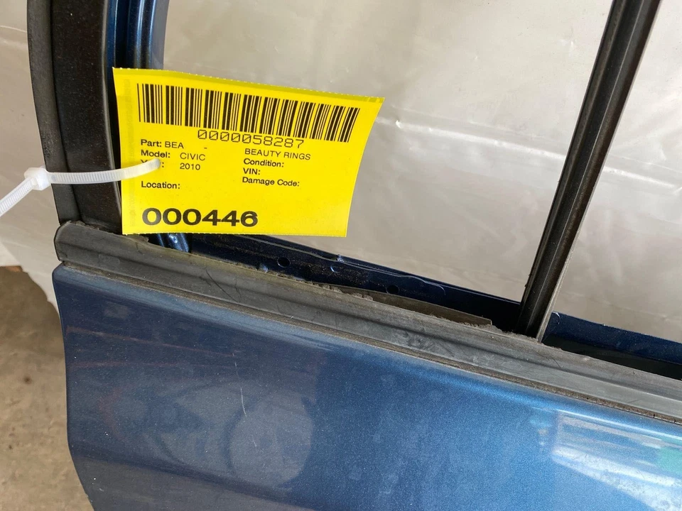 Honda Civic LX 2006 2011 sedán puerta trasera 4 puertas azul lado derecho del pasajero derecho derecho derecho Foto 3 de 4