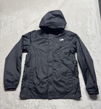The North Face Hyvent Jacket Boys XL Black Hiking Hooded Outdoor Rain Youth