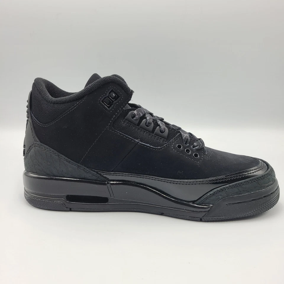 NOVO EM FOLHA JORDAN 3 GATO PRETO RETRÔ TAMANHO 4.5Y DMO967 001 - Imagem 2 de 4
