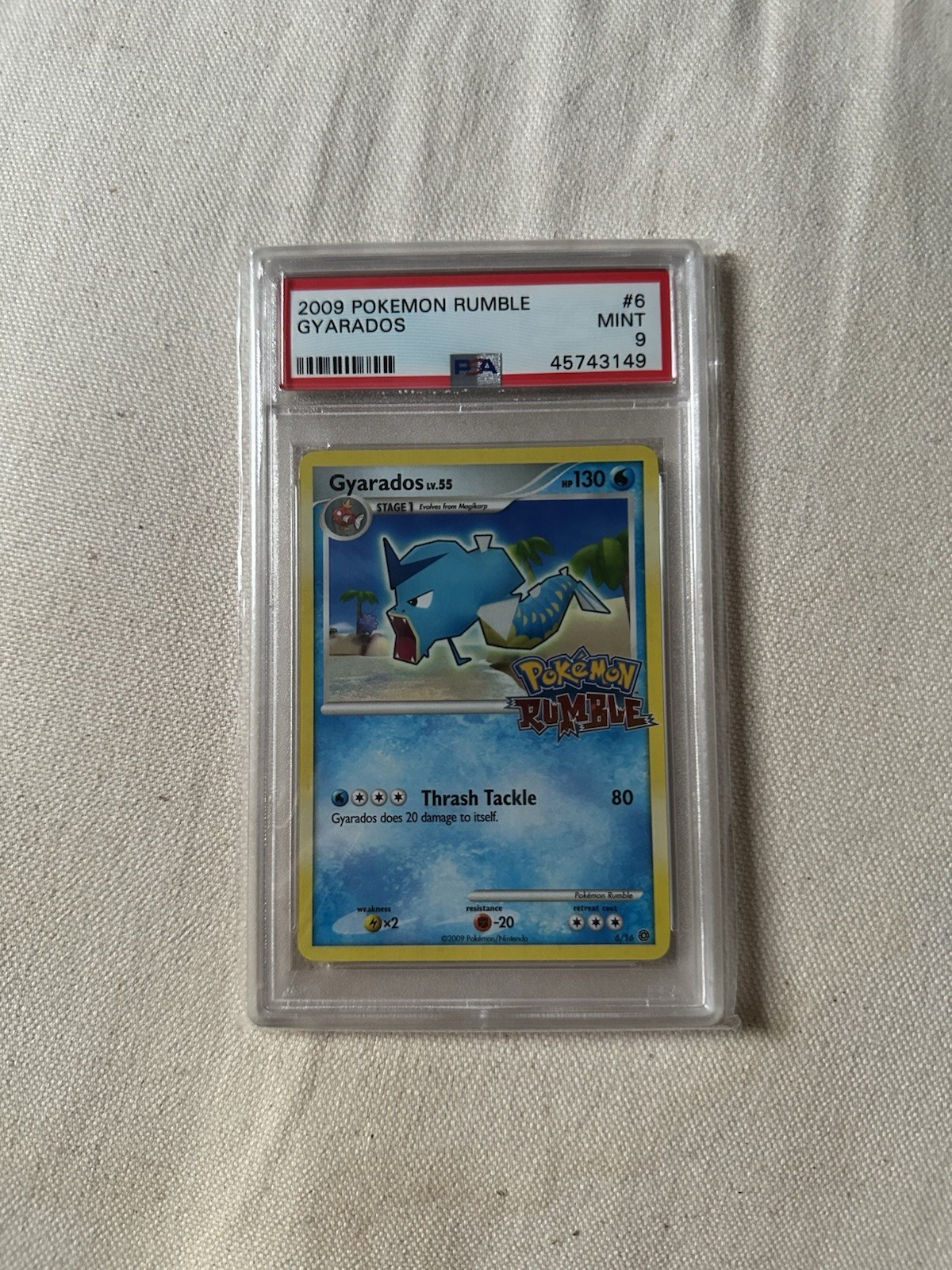 2009 Pokemon Pokemon Rumble Gyarados 6/16 PSA 9