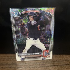 2025 Travis Bazzana Bowman Chrome Mojo Refractor Prospects RC #BDC-49 Guardians