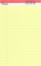50CT 5X8 YEL Legal Pad, Canary 59614 